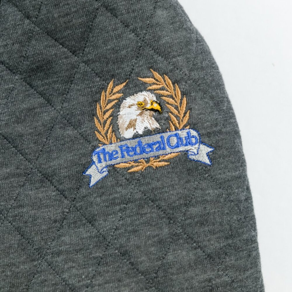 Zero Restriction Mens XLarge Golf Windshirt Long Sleeve 1/4 Zip The Federal Club - Picture 4 of 7